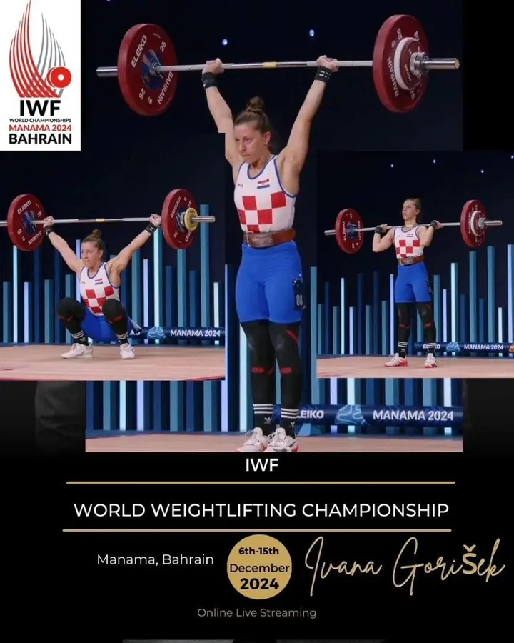 Ivana Gorišek na Svjetskom prvenstvu u Manami, Bahrein, prosinac 2024.